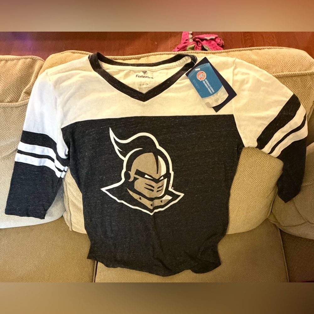 Fanatics Black and White UCF Knights Jersey T-shirt